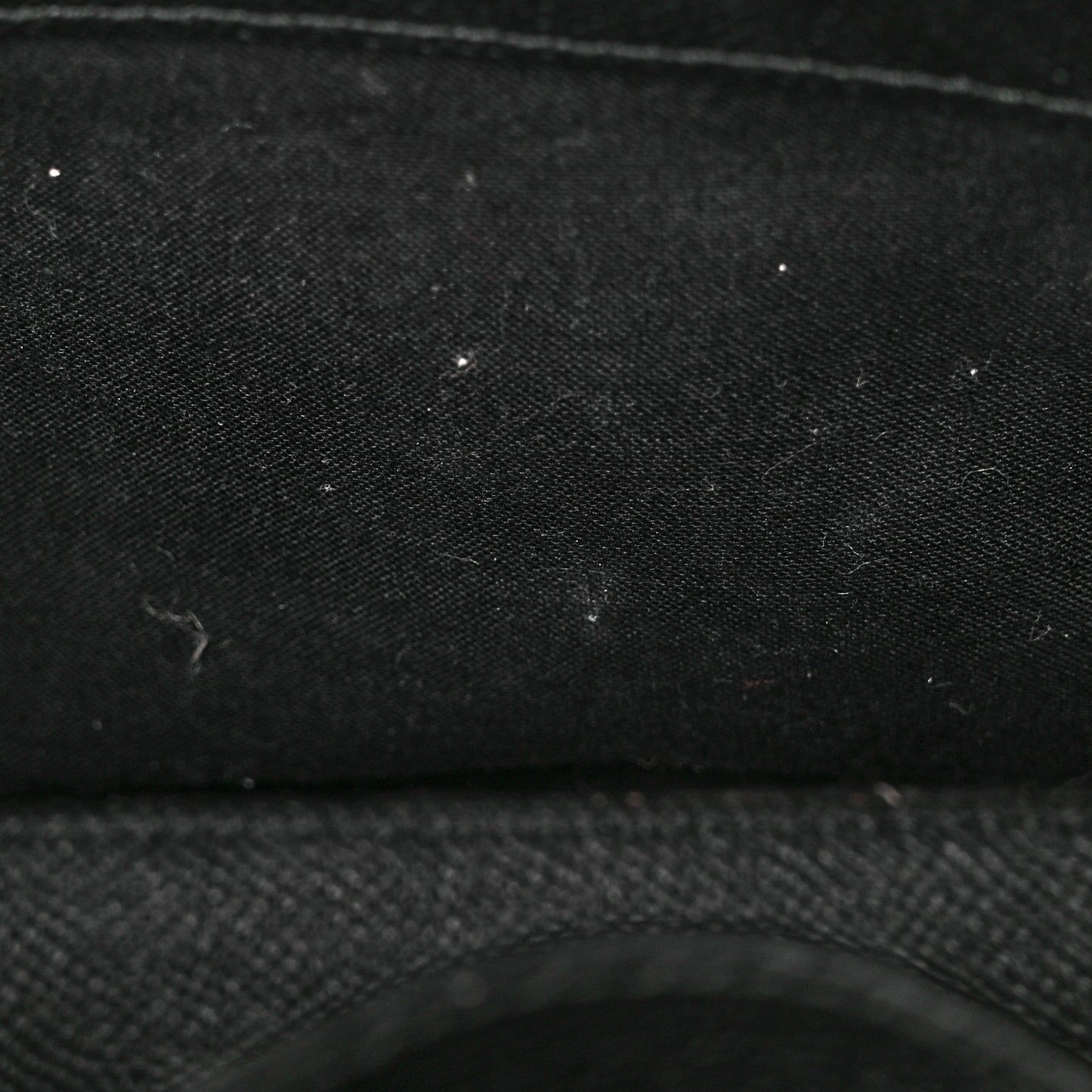 Signature Grained Calfskin Logo S Ville Top Handle Bag Black