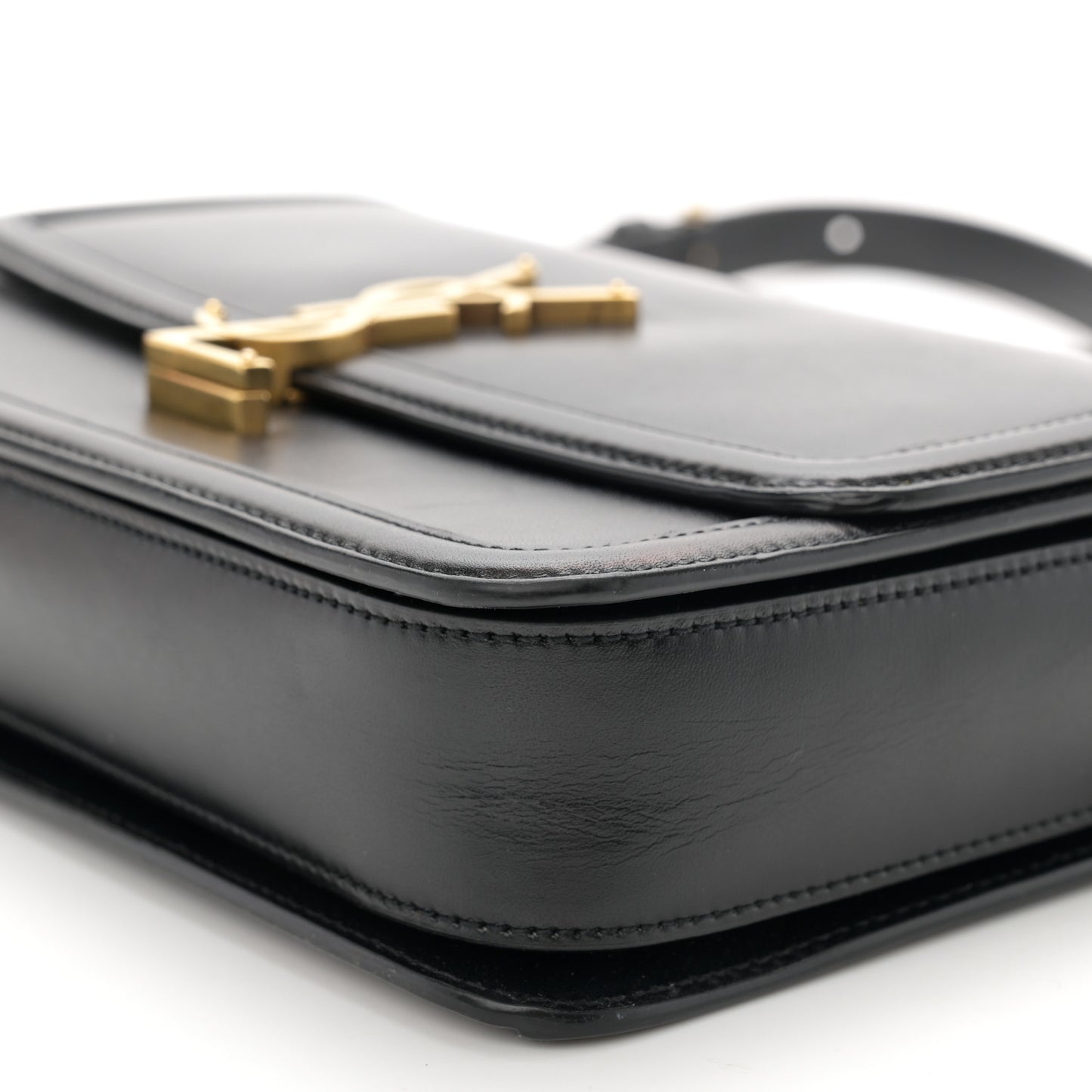 Box Calfskin Monogram Medium Solferino Satchel Black
