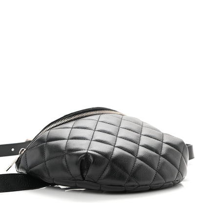 Chanel Lambskin Quilted Waist Belt Bag Black 4 of 14