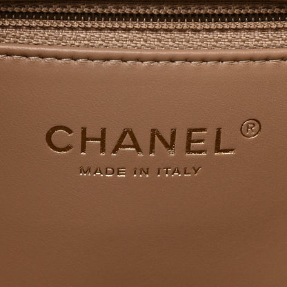 Chanel Calfskin Quilted Large Classic Shopping Tote Beige 6 of 10
