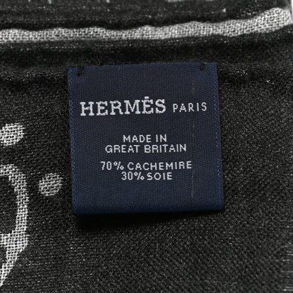 Hermes Cashmere Silk Point A Point Muffler 3 of 3