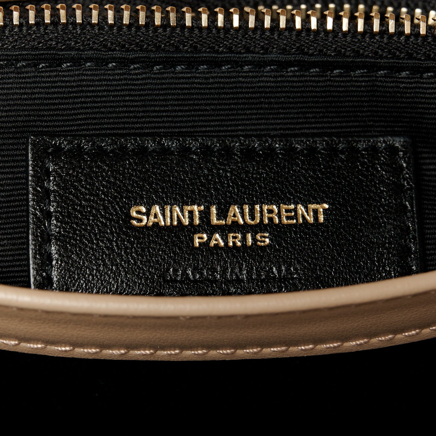 Calfskin Y Quilted Monogram Toy Loulou Crossbody Bag Dark Beige
