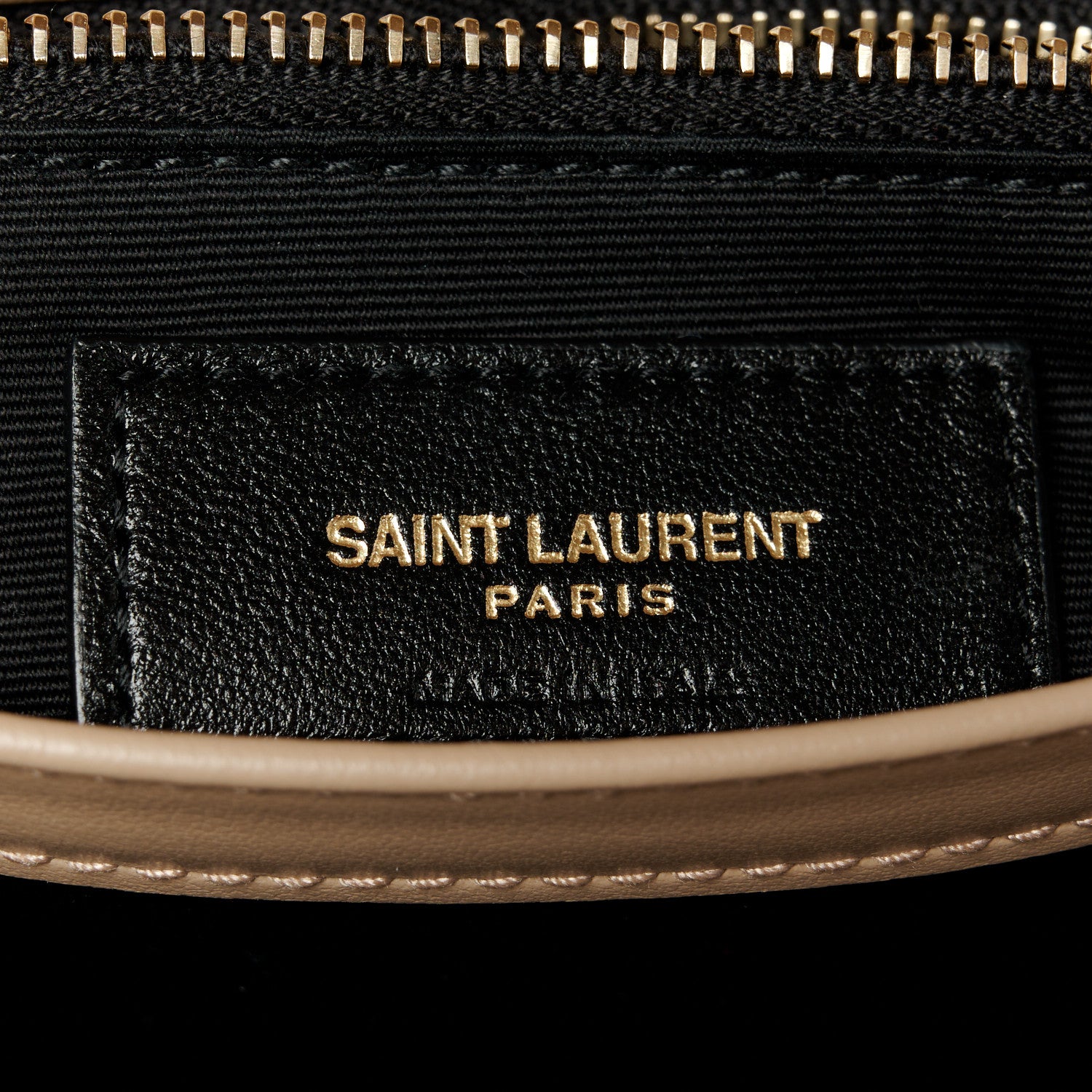 Saint Laurent Calfskin Y Quilted Monogram Toy Loulou Crossbody Bag Dark Beige 7 of 11