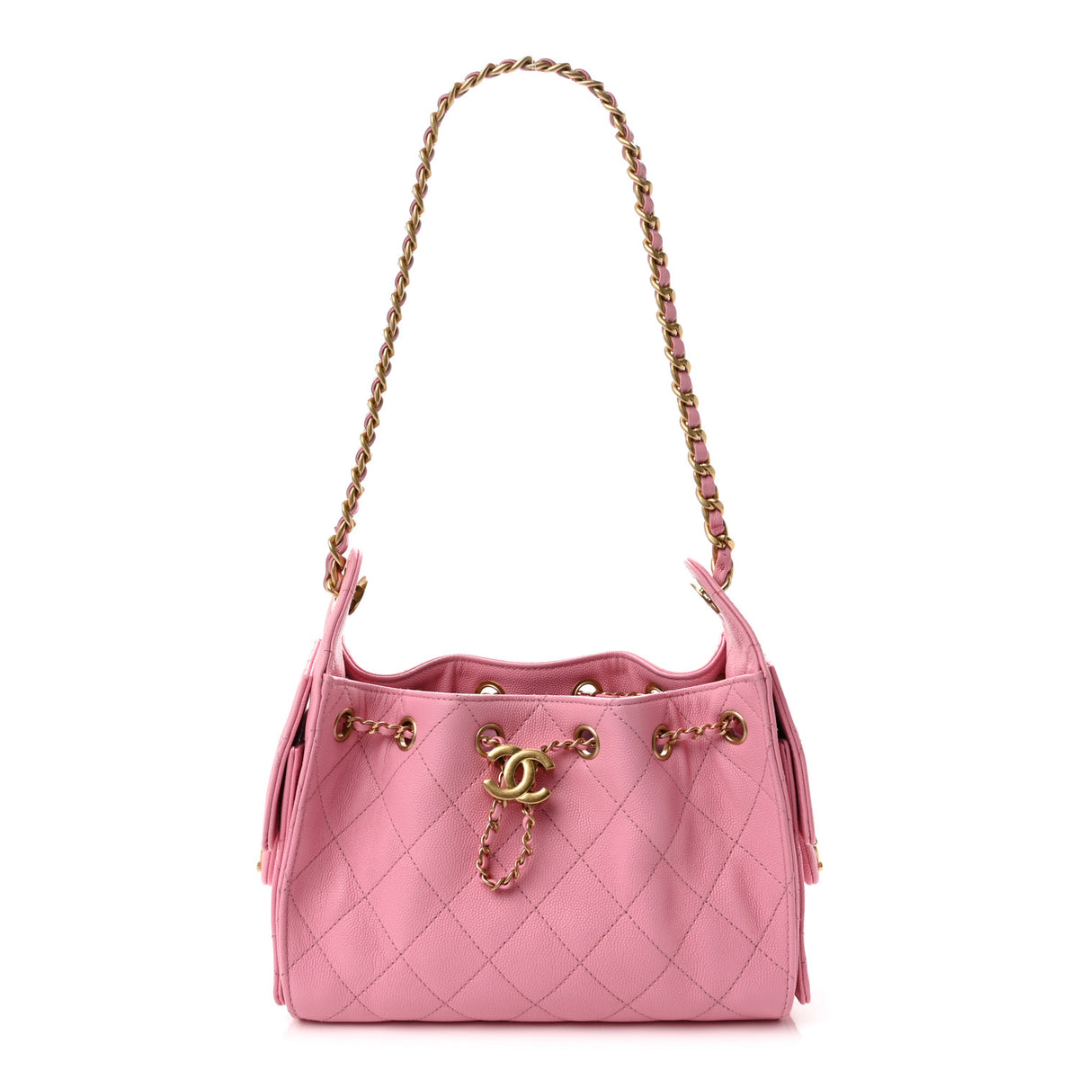 Chanel Caviar Quilted Mini Chanel 25 Handbag Light Pink 1 of 9