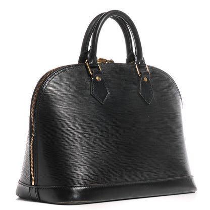 Louis Vuitton Epi Alma PM Black 3 of 7