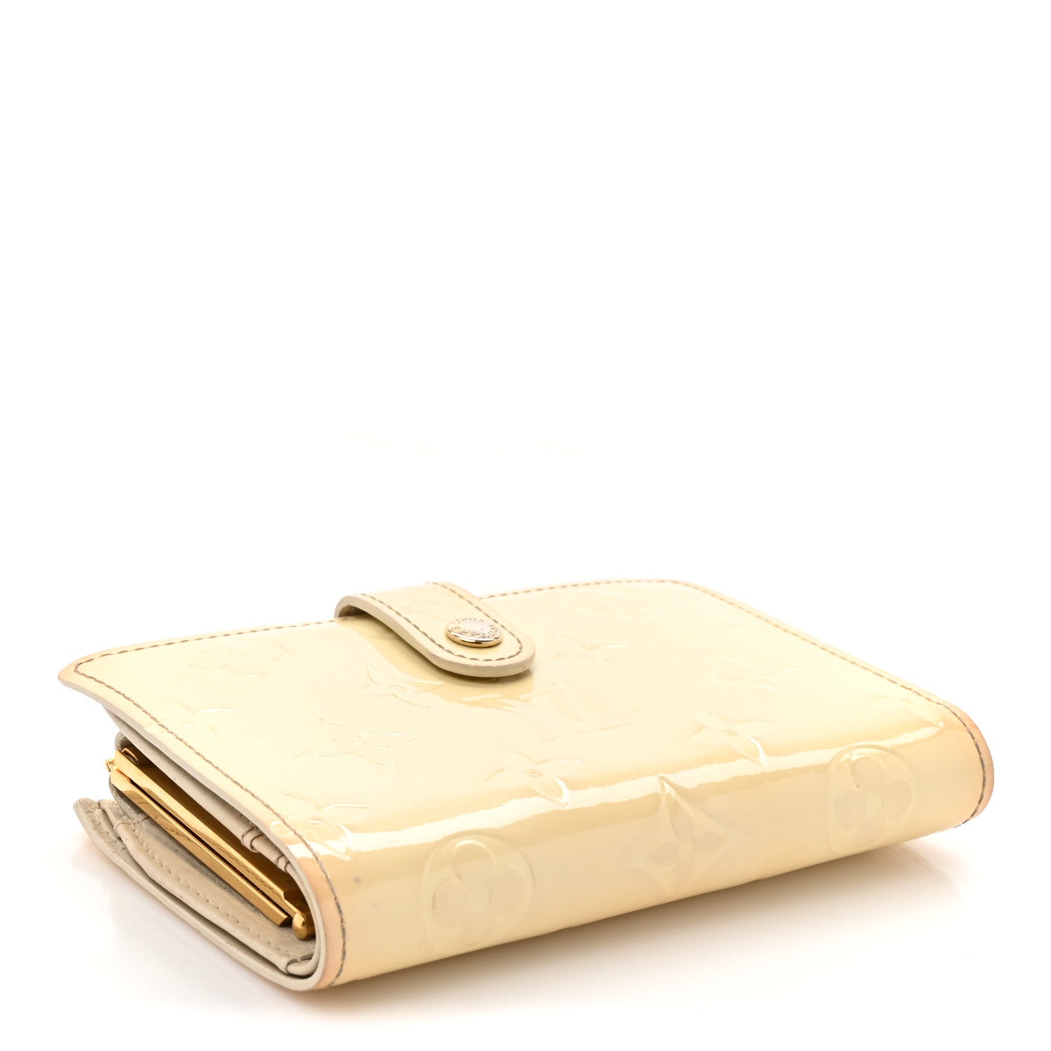 Louis Vuitton Vernis French Purse Wallet Perle 7 of 28