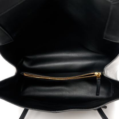 Bottega Veneta Calfskin Medium Falcon Shoulder Bag Black 5 of 10