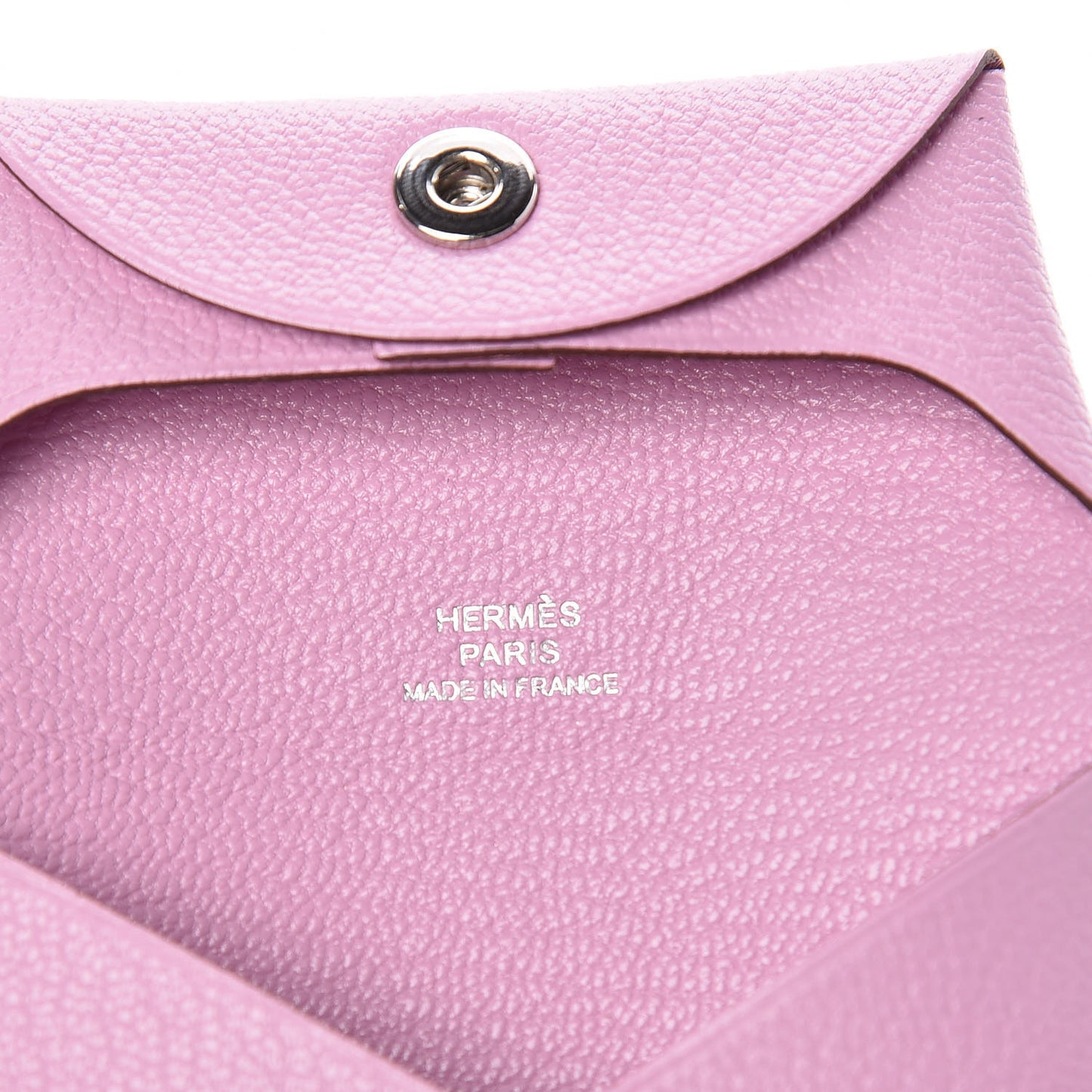 Chevre Mysore Bastia Coin Purse Mauve Sylvestre