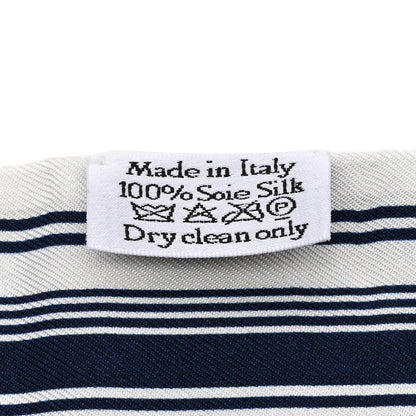 Christian Dior CHRISTIAN DIOR Silk Toile De Jouy Mitzah Scarf Blue 3 of 4