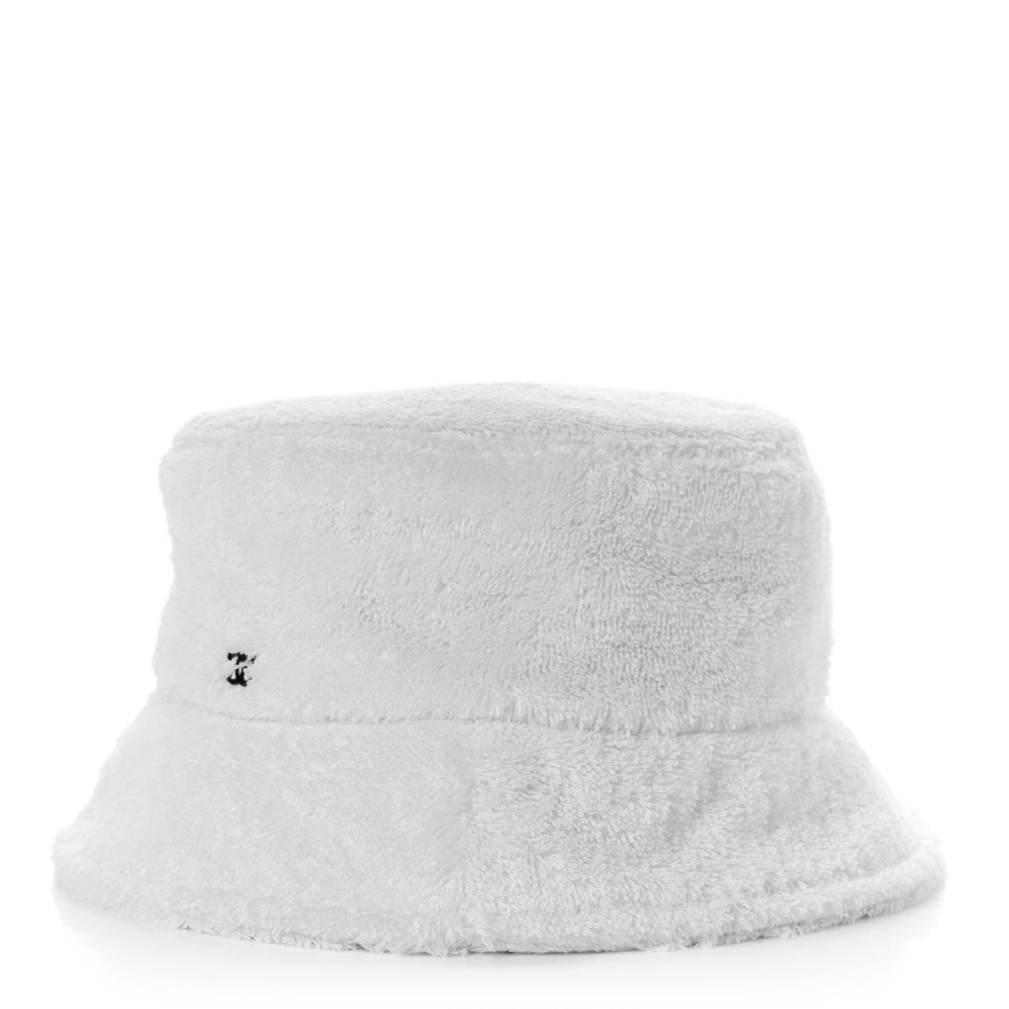 Terry Cloth CC Bucket Hat S White