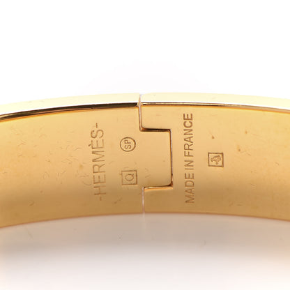Hermes Enamel Narrow Clic Clac H Bracelet PM Black 4 of 5
