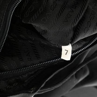 Prada Nylon Vela Medium Backpack Black 7 of 9