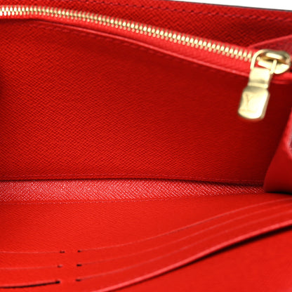 Louis Vuitton Monogram Sarah Wallet NM Coquelicot 6 of 8