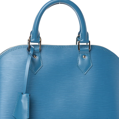 Louis Vuitton Epi Alma PM Cyan 6 of 9