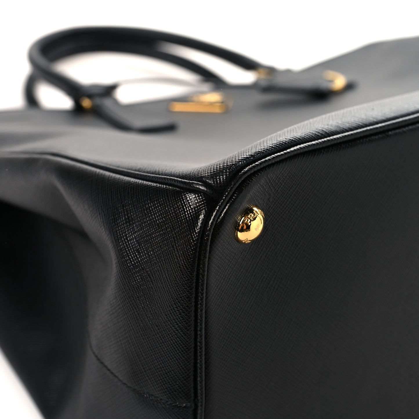 affiano Lux Extra Large Galleria Double Zip Tote Black