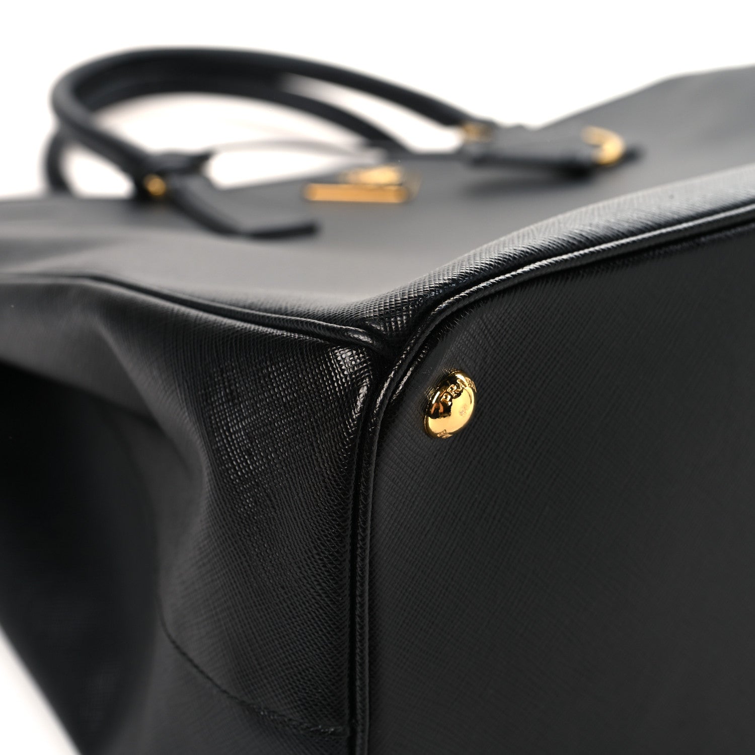 Prada affiano Lux Extra Large Galleria Double Zip Tote Black 10 of 14