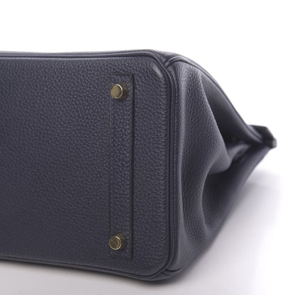 Hermes Togo Birkin 30 Bleu Nuit 11 of 11