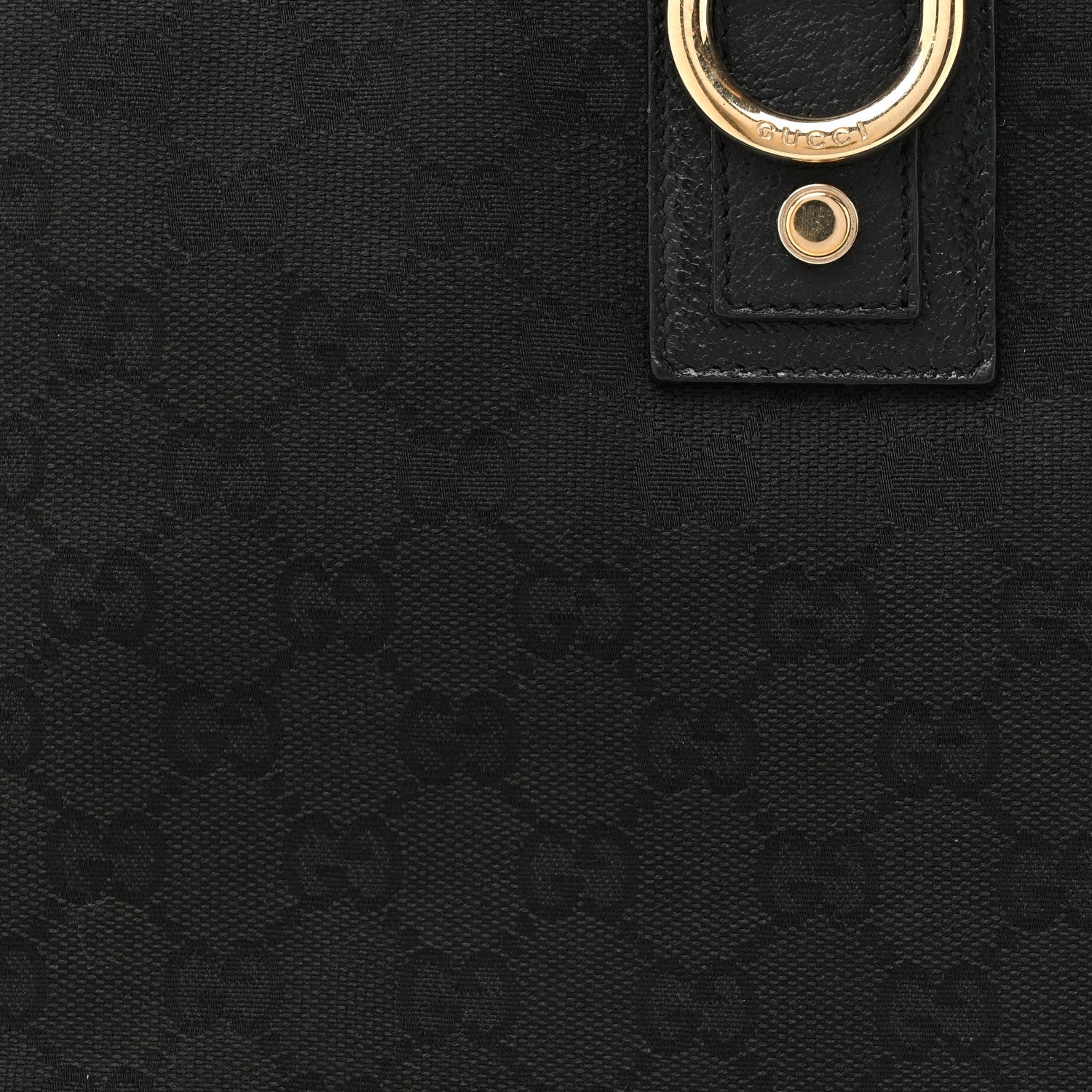 Gucci Monogram Abbey Messenger Bag Black 8 of 13