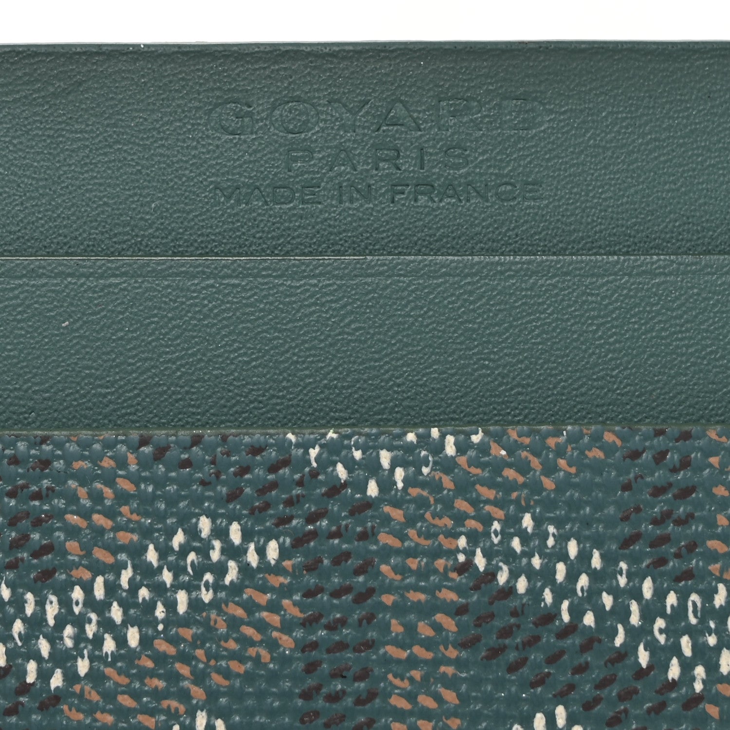 Goyard Goyardine Saint Sulpice Card Holder Green 6 of 8