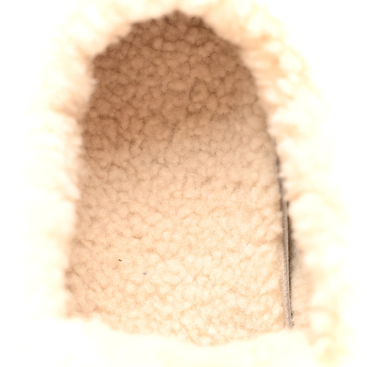 Suede Goatskin Shearling Day Sneakers 36 Brun Fume Ecru