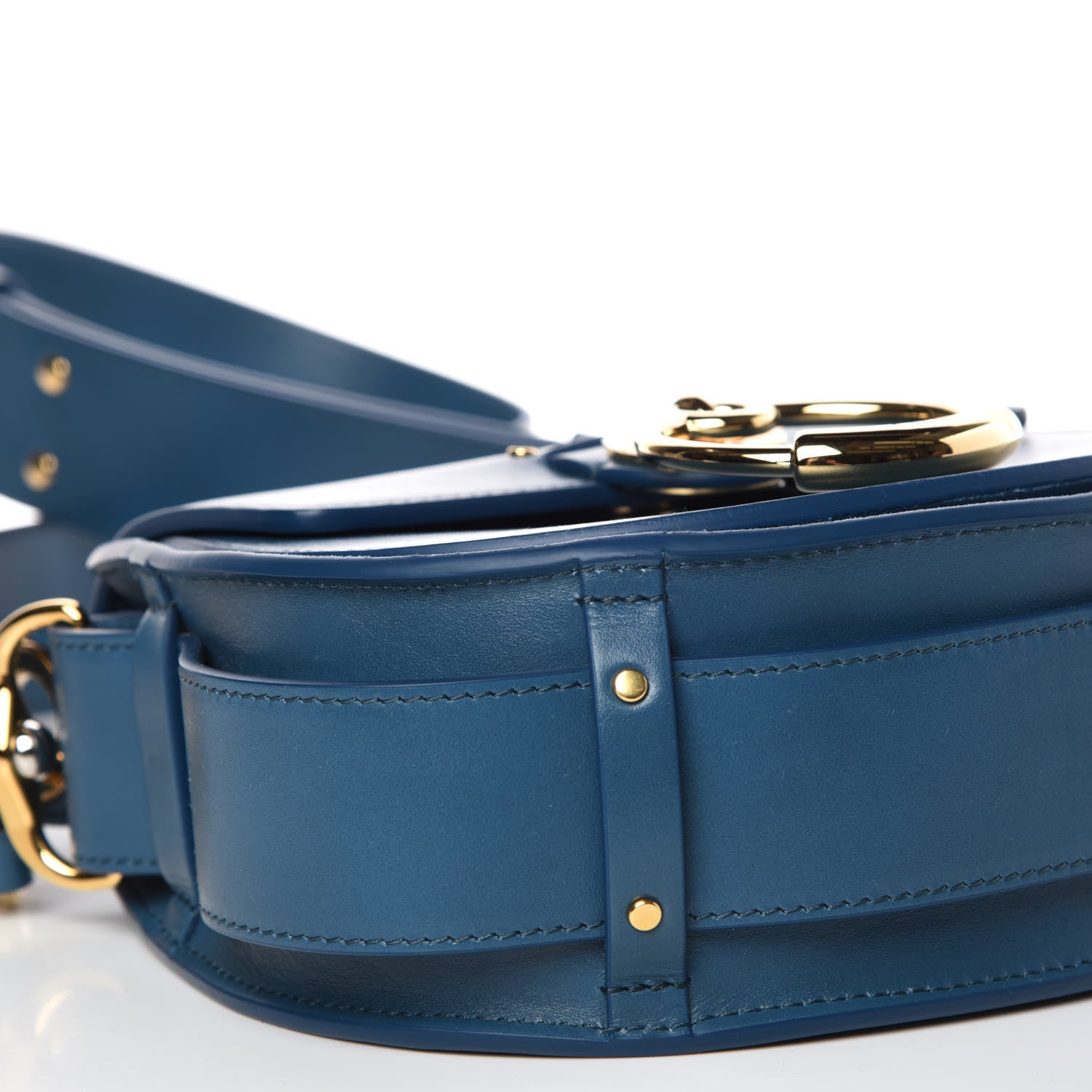 Chloe Calfskin Small Tess Bag Vinyl Blue 10 of 11