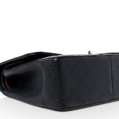 Chanel Caviar Quilted Jumbo Double Flap Black 10 of 11