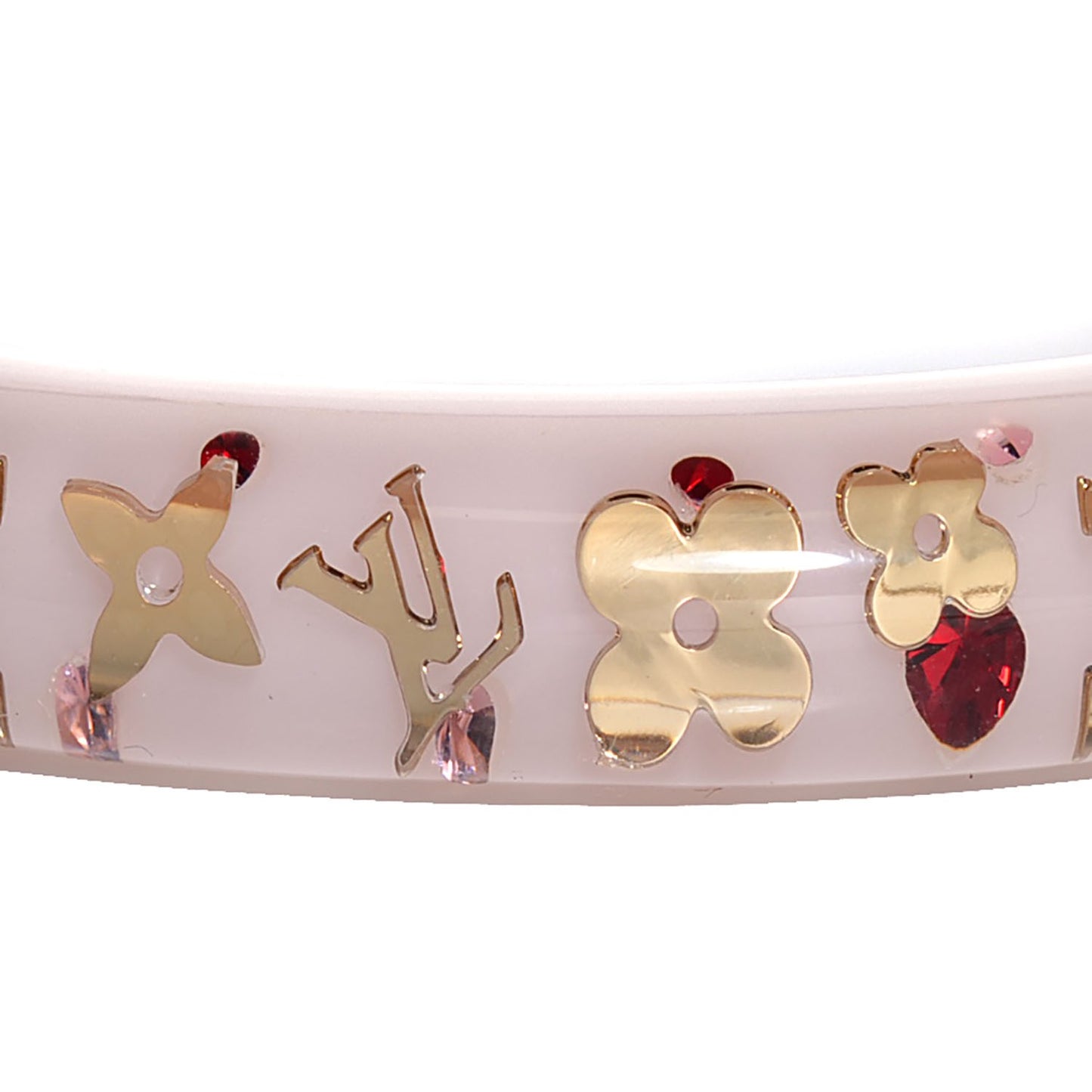 Resin Swarovski PM Inclusion Bracelet M Parme