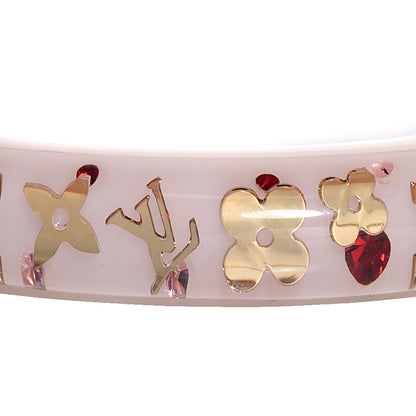 Louis Vuitton Resin Swarovski PM Inclusion Bracelet M Parme 3 of 3