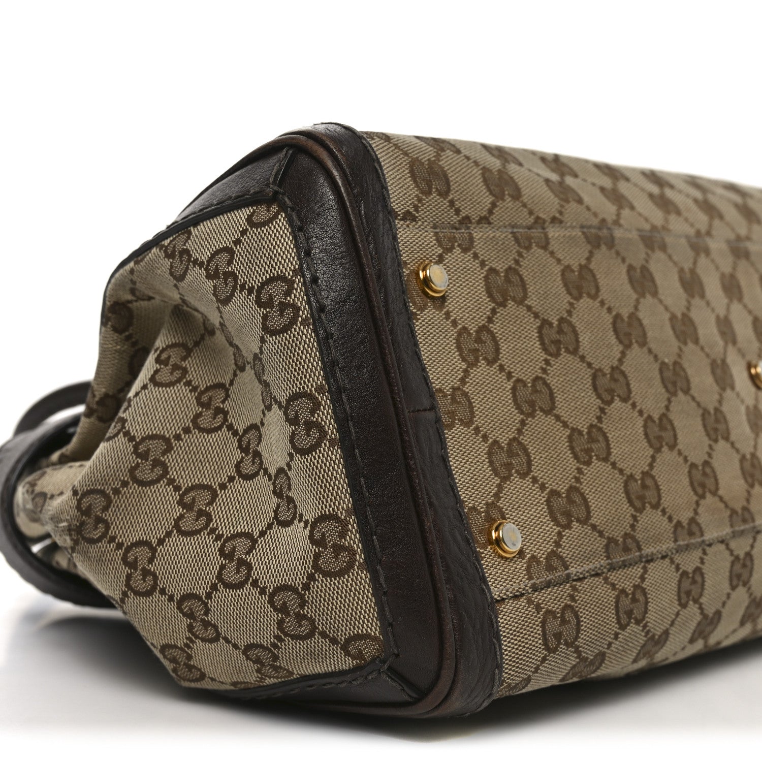 Gucci Monogram Medium GG Running Tote Dark Brown 16 of 20