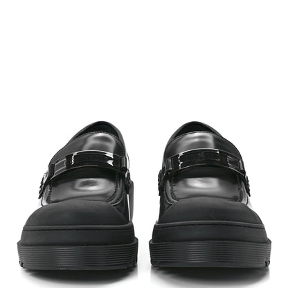 Christian Dior Brushed Calfskin Dior Code Lug Sole Platform 35mm Loafers 40 Black 2 of 8