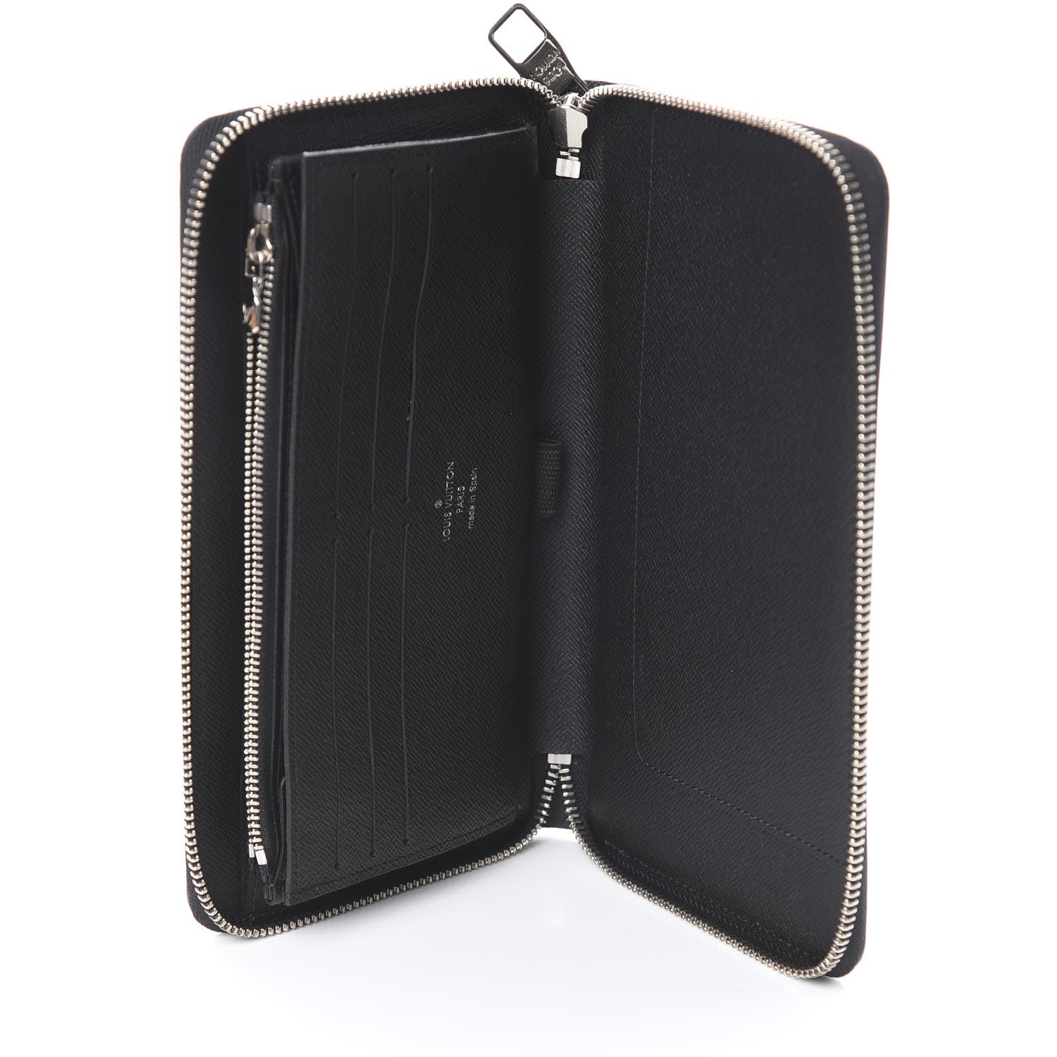 Louis Vuitton Epi Zippy Organizer Wallet Black 4 of 5