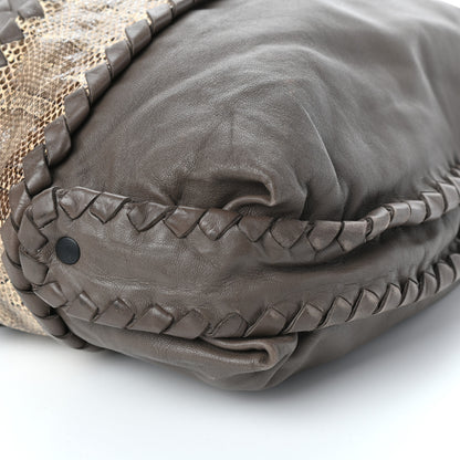 Bottega Veneta Nappa Intrecciato Ayers Convertible Tote Grey 8 of 8