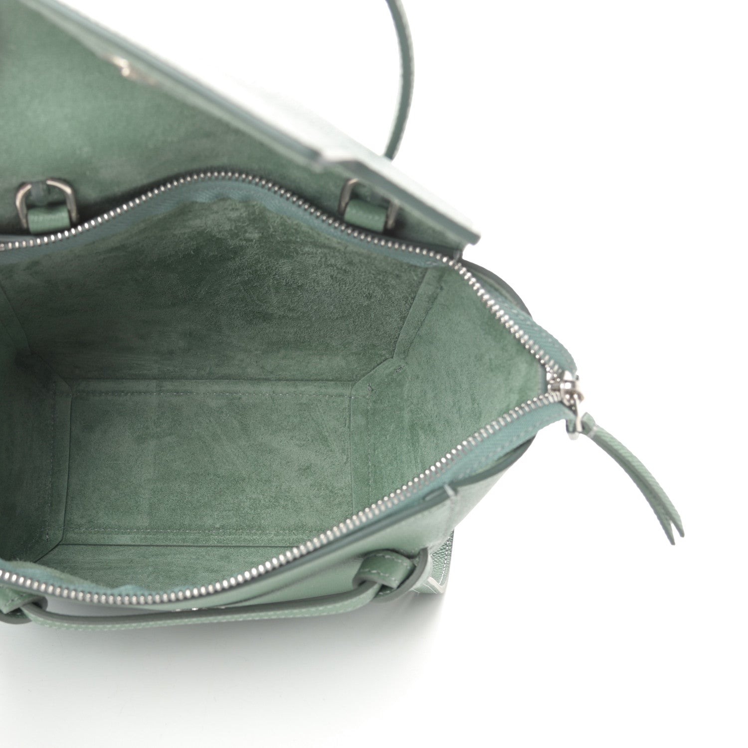 Celine Grained Calfskin Nano Belt Bag Celadon 5 of 13