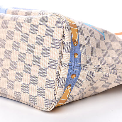 Louis Vuitton Damier Azur Summer Trunks Neo Neverfull MM 10 of 13
