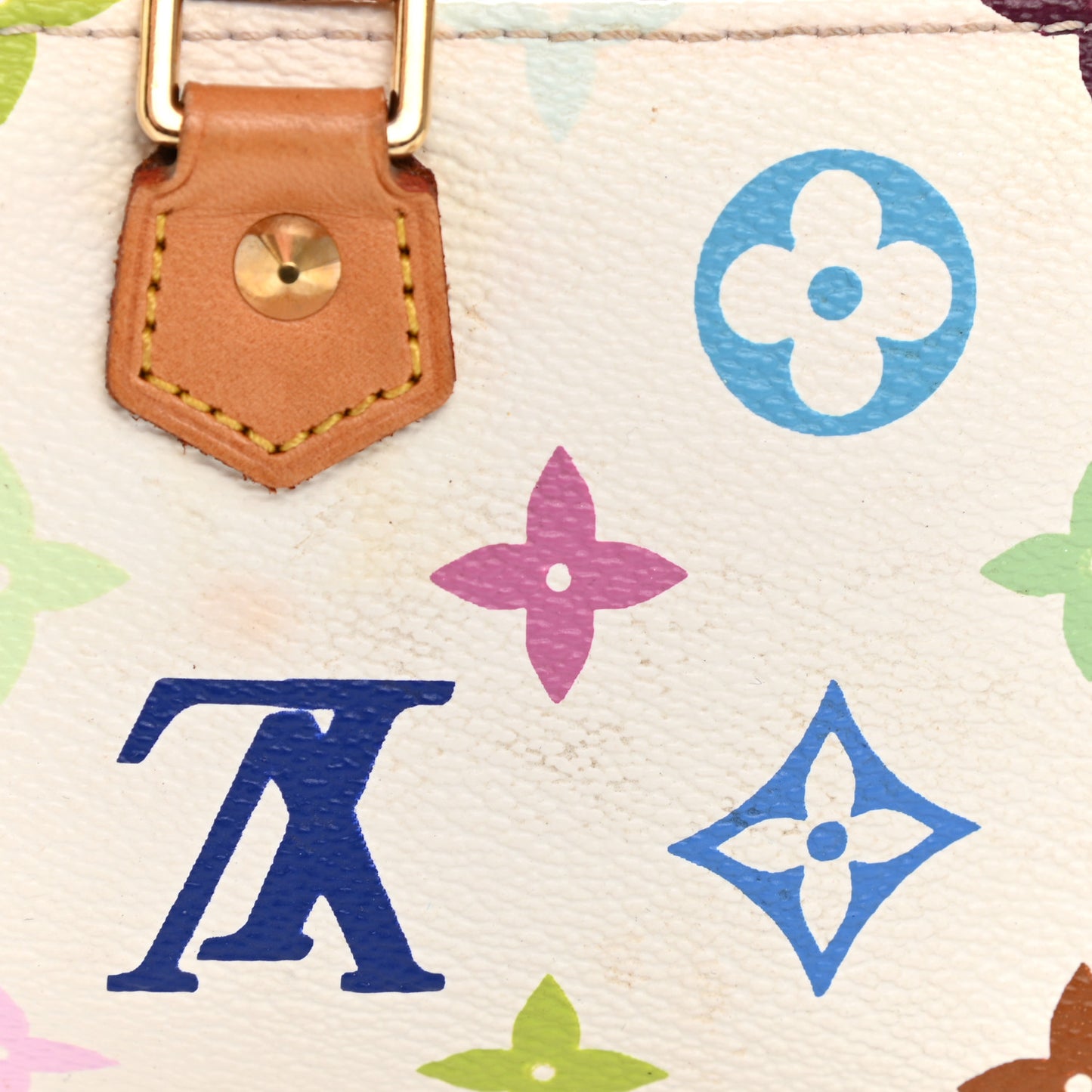 Monogram Multicolor Mini Sac HL Speedy White