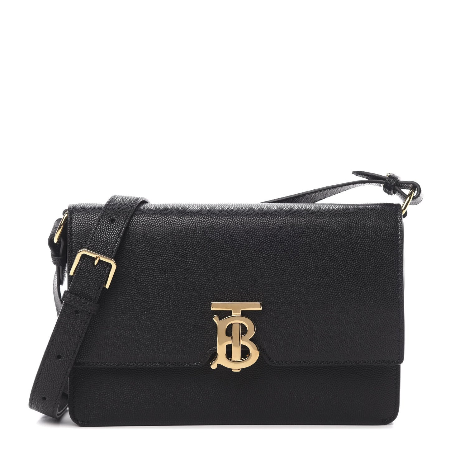 Grained Calfskin Albion TB Bag Black