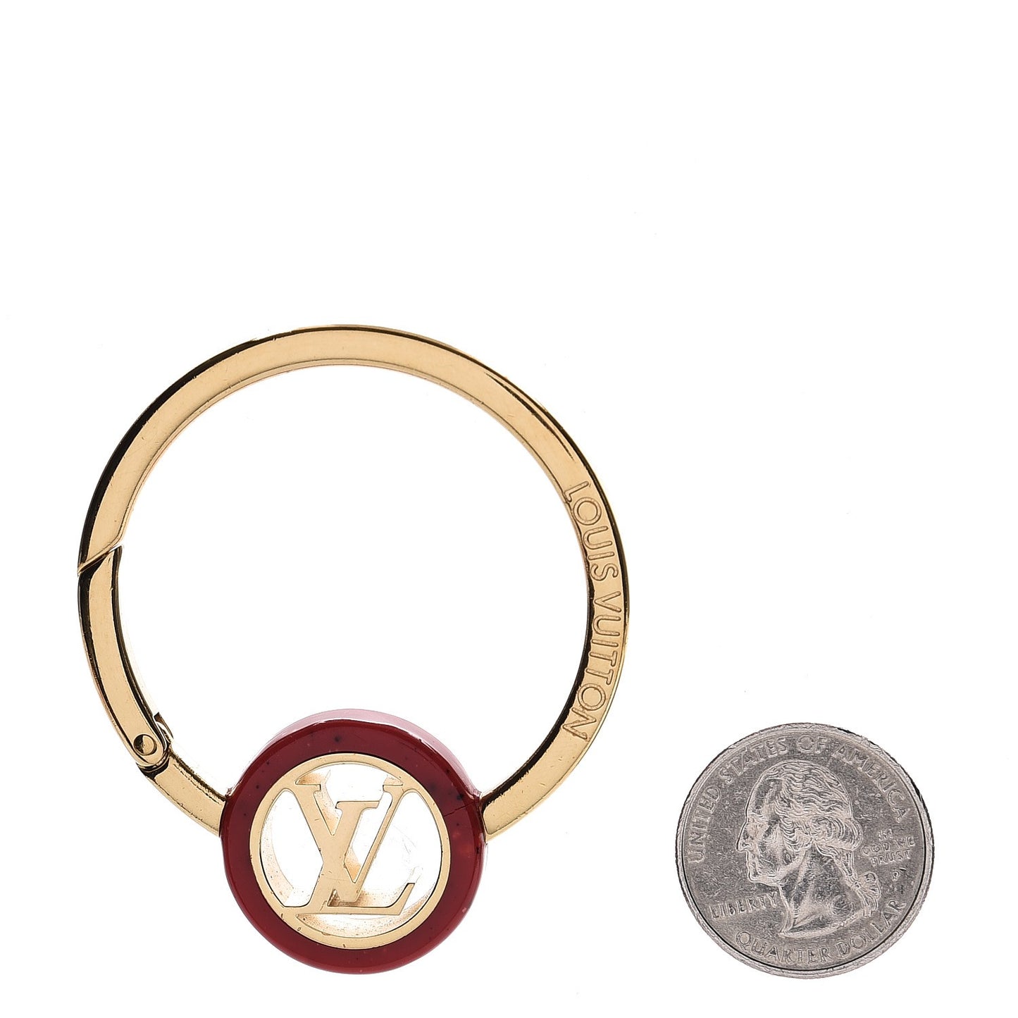 Resin Colorline Ring Bag Charm Key Holder