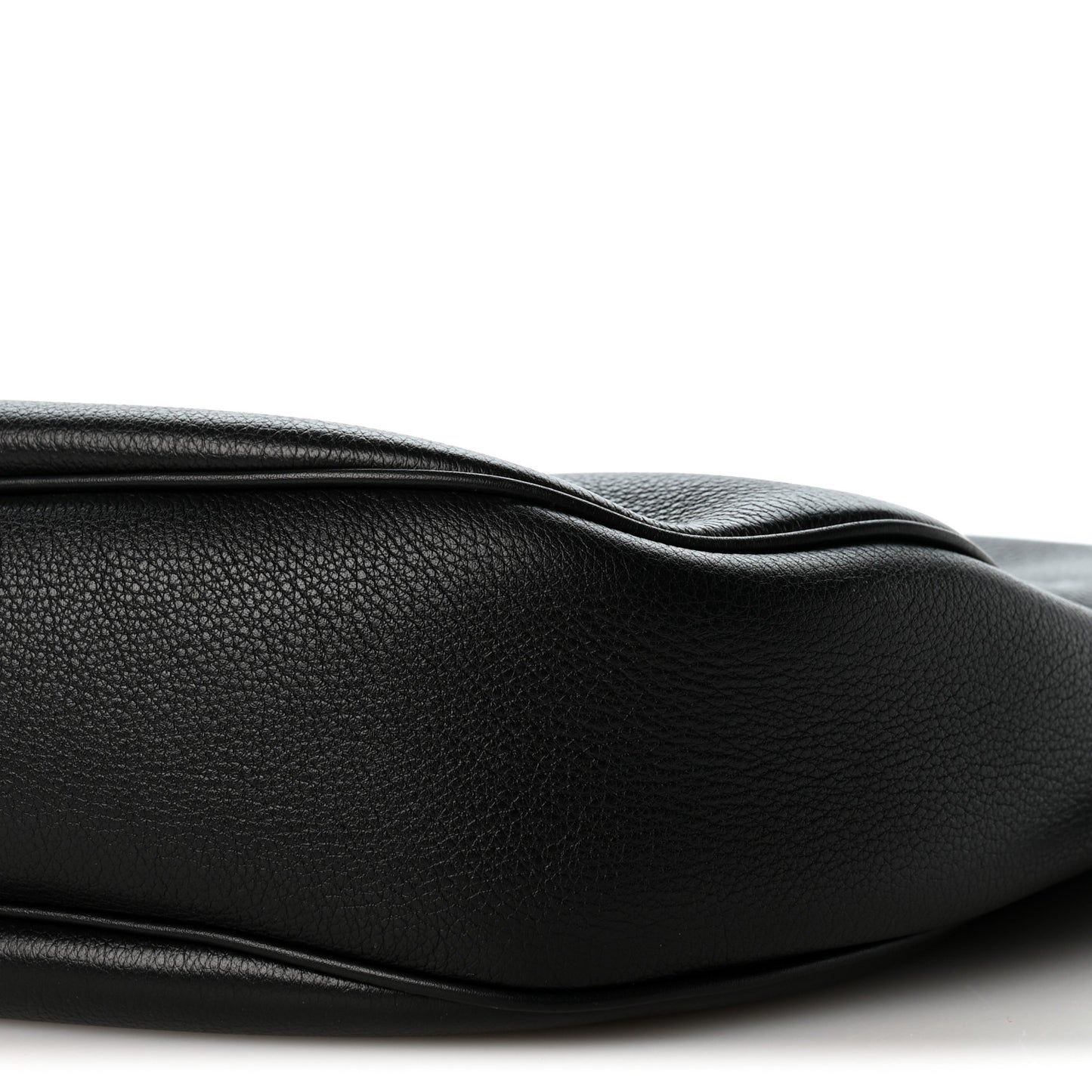 Supple Calfskin Cuir Triomphe Medium Heloise Shoulder Bag Black