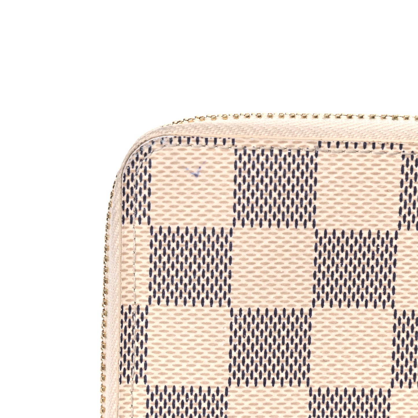 Damier Azur Clemence Wallet Rose Ballerine