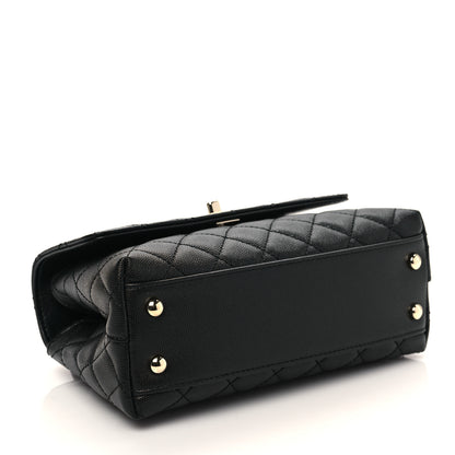 Chanel Caviar Quilted Mini Coco Handle Flap Black 4 of 9