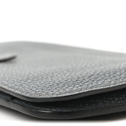 Hermes Togo Dogon Duo Wallet Bleu Orage 11 of 11