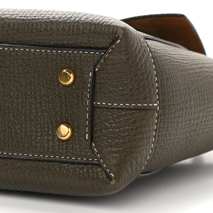 Bottega Veneta Grainy Calfskin Small Arco Kaki 11 of 12