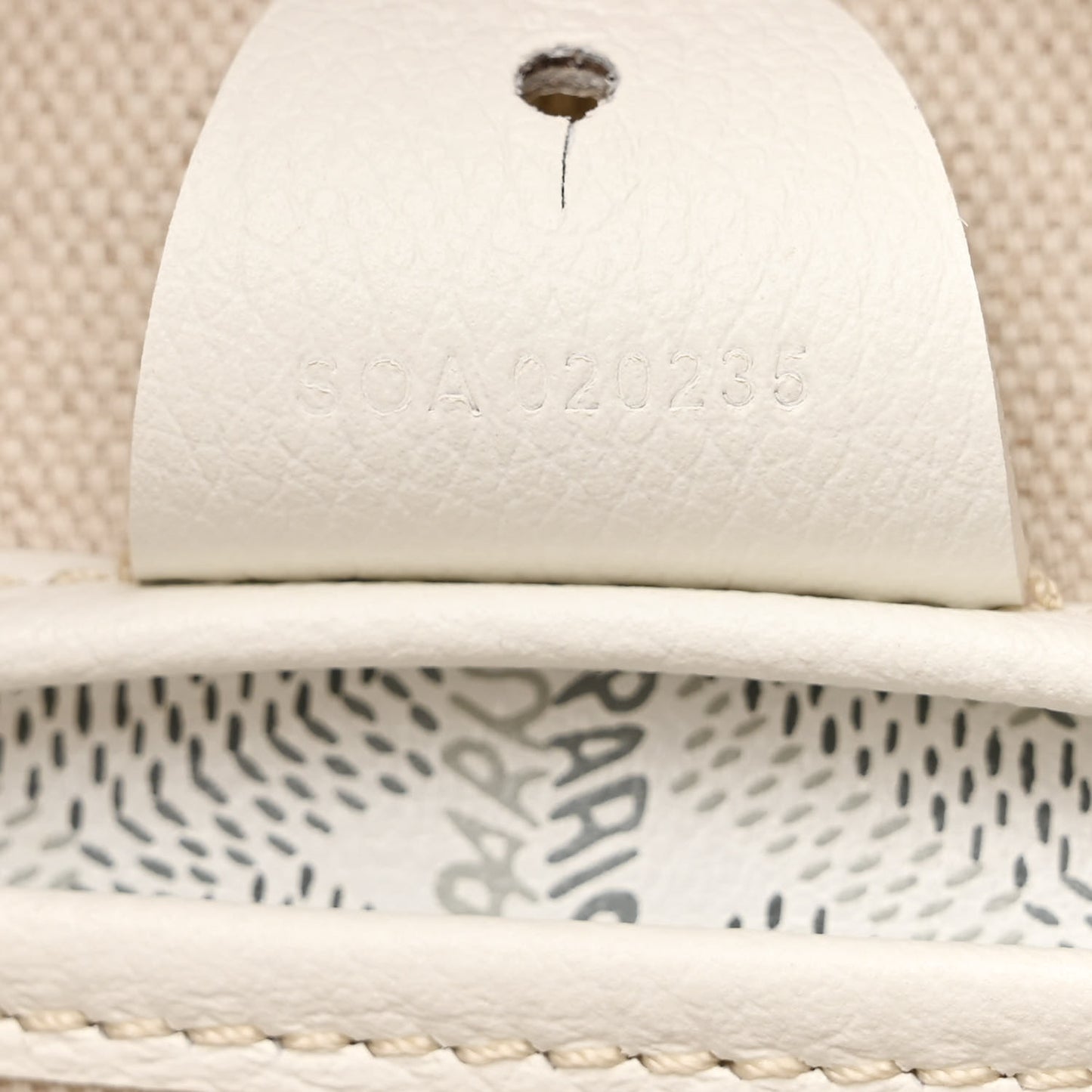 Goyardine Artois PM White