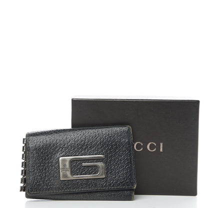 Gucci Calfskin Square G 6 Key Holder Case Black 7 of 7