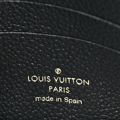 Louis Vuitton Empreinte Double Zip Pochette Black 7 of 12