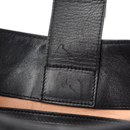 Gucci Calfskin Matelasse Medium GG Marmont Shoulder Tote Bag Black 9 of 12