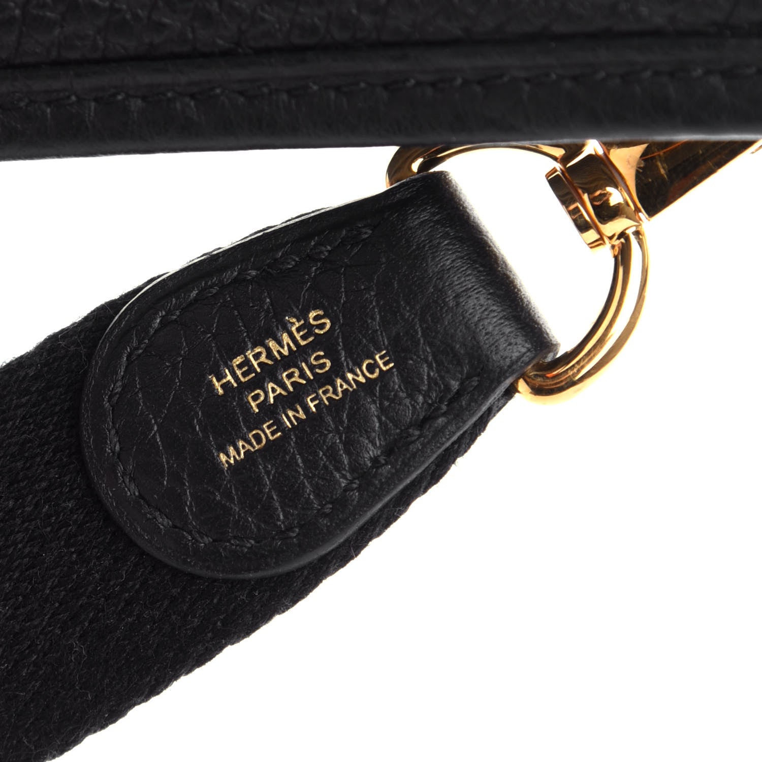 Hermes Taurillon Clemence Evelyne TPM Black 7 of 11