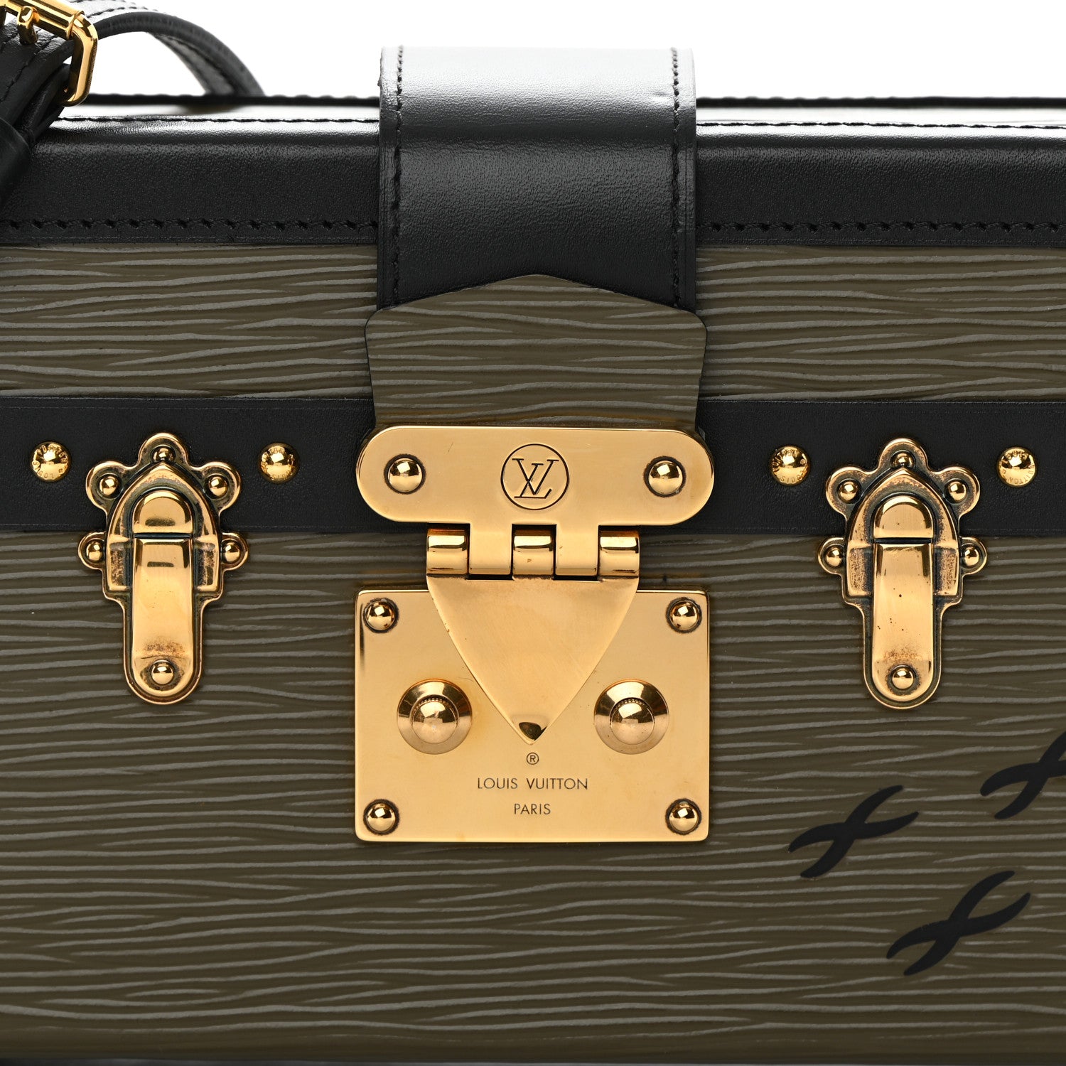 Louis Vuitton Epi Petite Malle Khaki Fango 8 of 12