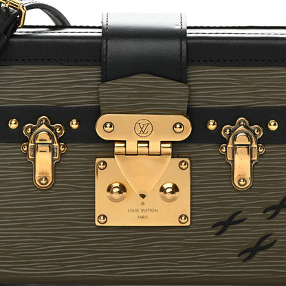 Louis Vuitton Epi Petite Malle Khaki Fango 8 of 12