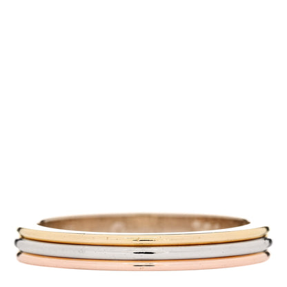 Cartier 18K Pink White Yellow Gold 2.8mm Trinity Wedding Band Ring 50 5.25 1 of 6